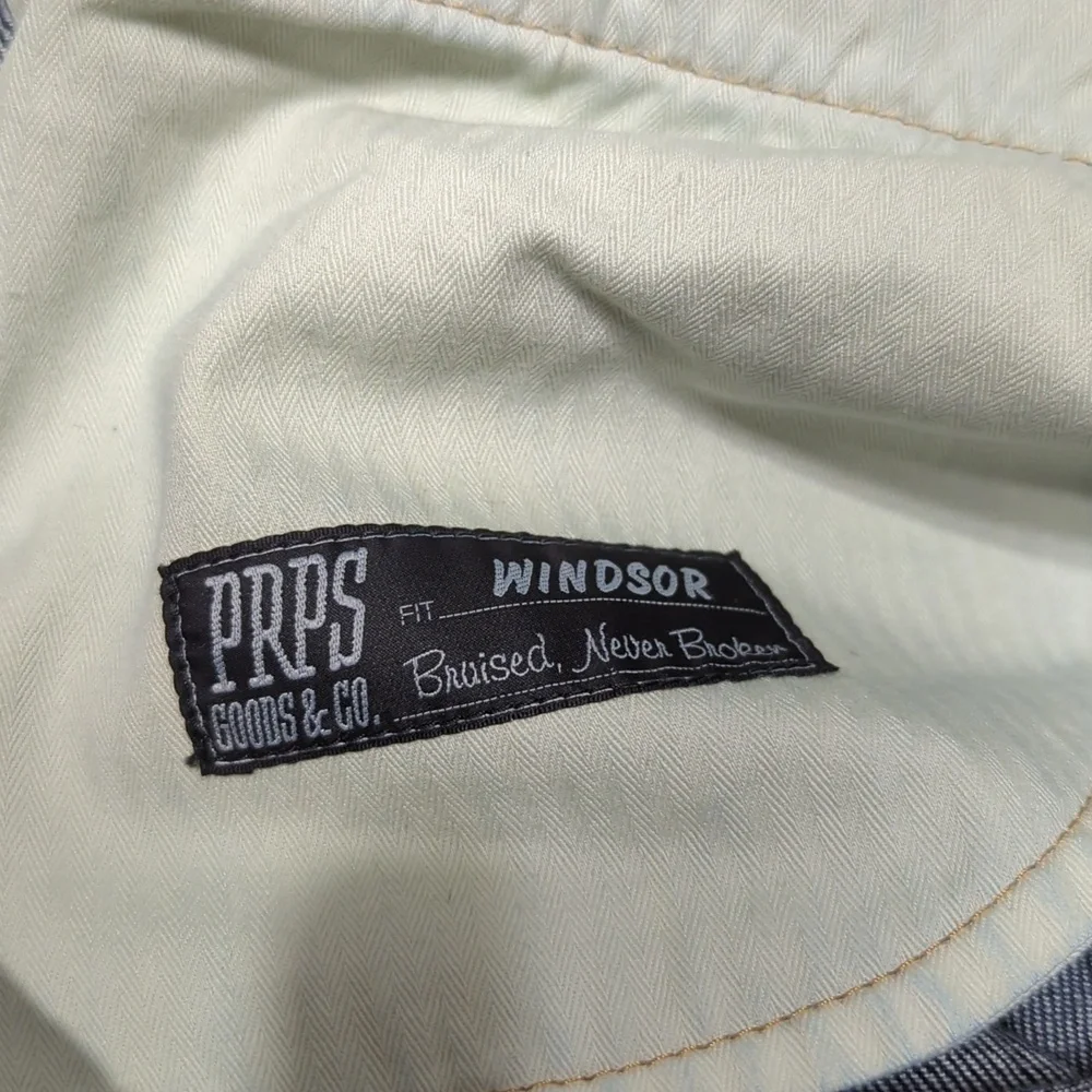 PRPS Windsor Distressed Stretch Skinny Dark‎ Blue Wash Mens Jeans Size 38